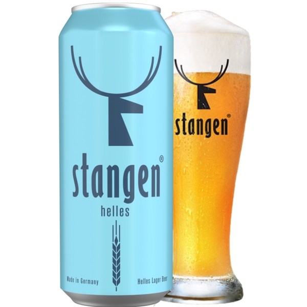 Bia Stangen Helles Lon 500ml