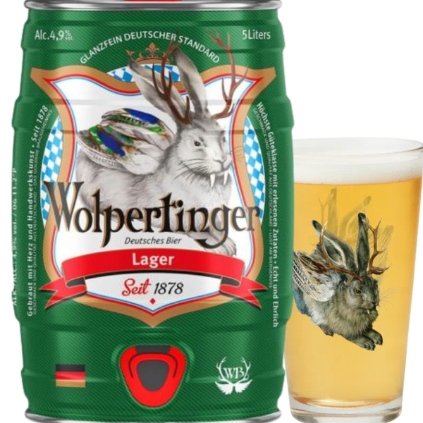 Bia Wolpertinger Lager 5L