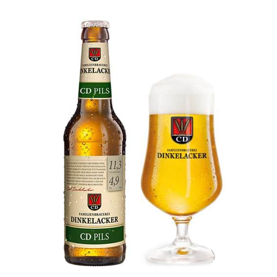 Bia Đức Dinkelacker CD Pils 4,9% - chai 330ml - Thùng 24