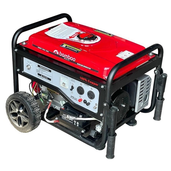 Máy Phát Điện Chạy Xăng Bamboo 2.5Kw BMB 6800E2 Đề