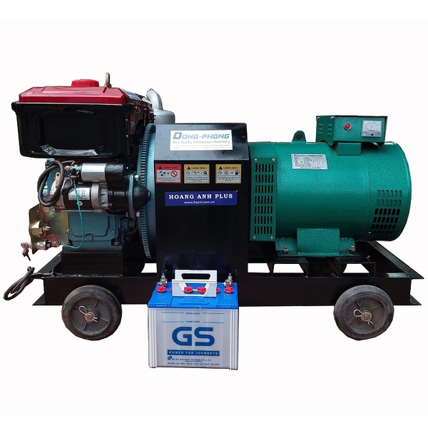 Máy Phát Điện Đầu Nổ Hoàng Anh 30HP 20KW (D30 Mát Gió, Đề)