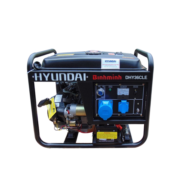 Máy Phát Điện Chạy Dầu Hyundai 3Kw DHY36CLE