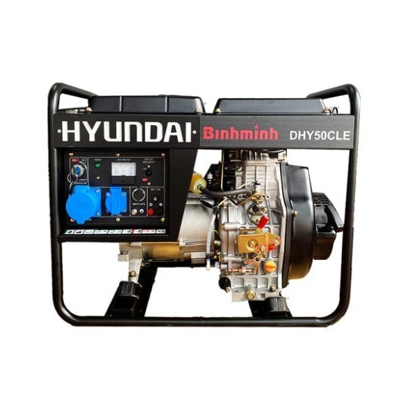 Máy Phát Điện Chạy Dầu Hyundai 4.2KW-4.6KW DHY50CLE