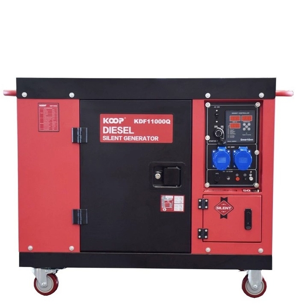 Máy Phát Điện Chạy Dầu 8KVA Koop KDF11000Q 1 Pha