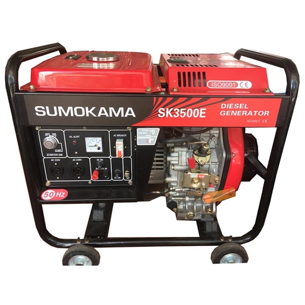 Máy Phát Điện Chạy Dầu Sumokama 3Kw SK3500E Đề