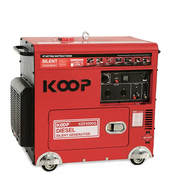 Máy Phát Điện Chạy Dầu Koop 6Kw KDF8500Q