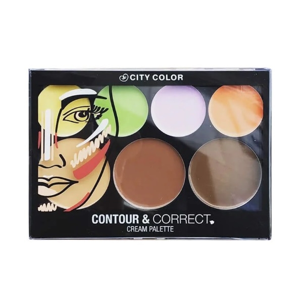 Bảng Kem Che Khuyết Điểm 7 Ô City Color Contour & Correct Cream Palette