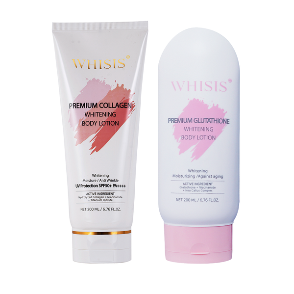 Kem Dưỡng Thể Trắng Da Whisis Premium Collagen Whitening Body Lotion