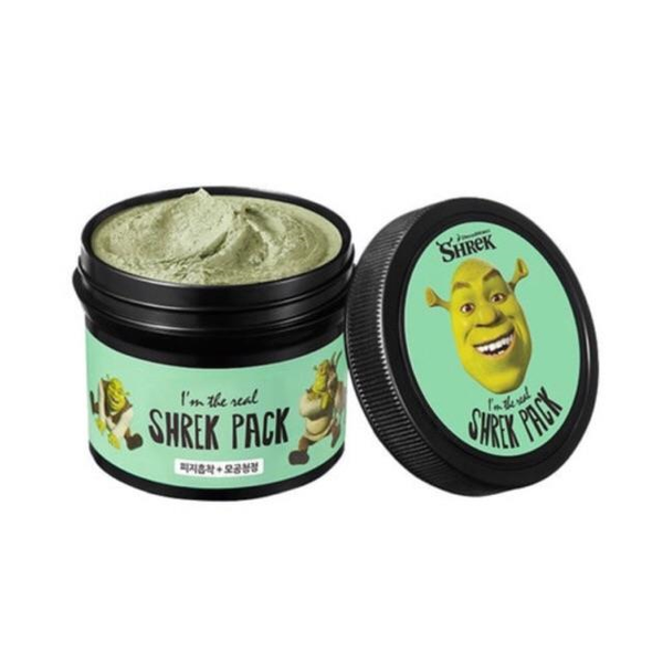 Mặt Nạ Đất Sét Bạc Hà Olive Young x Dream Works I'm The Real Shrek Pack 110g