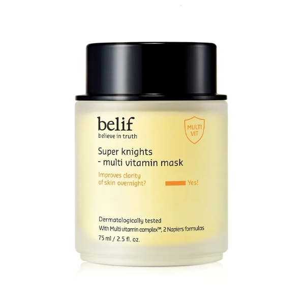 Set Mặt Nạ Ngủ Dưỡng Sáng Da Belif Super Knight Multi Vitamin Mask