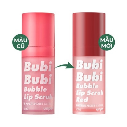 Tẩy Da Chết Sủi Bọt Thải Độc Môi Bubi Bubi Bubble Lip Scrub Mẫu Mới 2023