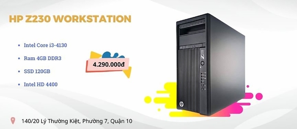 HP Z230 WorkstationGiá từ 4.29 triệu