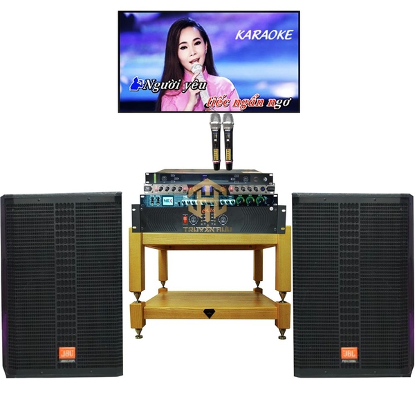 Dàn Karaoke TH12 Loa 4 Tấc + Vang Cơ Nex FX66 PLUS+ Nâng tiếng + Micro không dây UGX23
