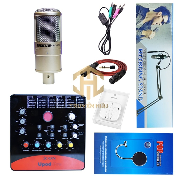 COMBO LIVE STREAM ICON UPOD PRO + MICRO PC-K200