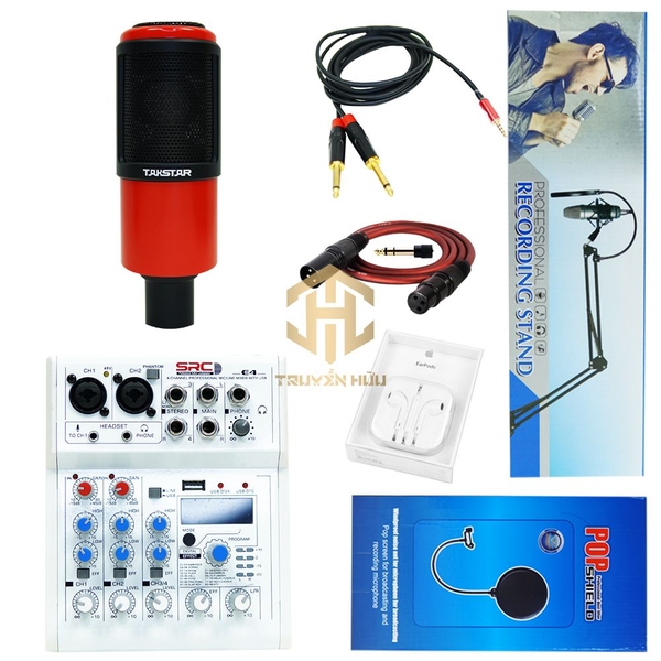 COMBO MIXER E4 + MIC PC K320