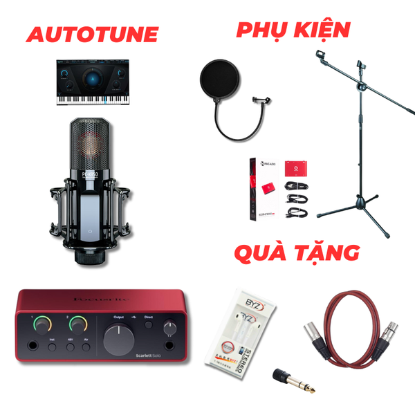 COMBO LIVE STREAM SOLO GEN 4 + MICRO PC K850 + BOX LIVE NMC 378 CÓ AUTOTUNE