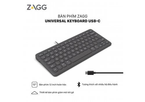 Bàn phím ZAGG Universal Keyboard Type C