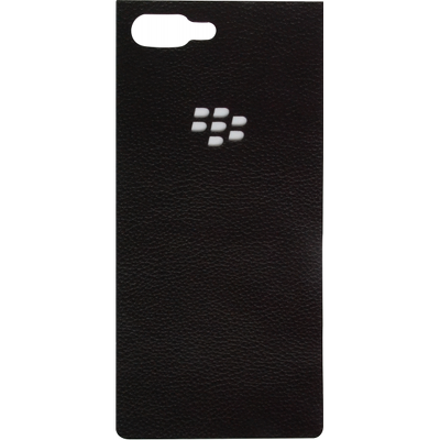 Dán lưng da DTR BlackBerry Keytwo Màu Đen