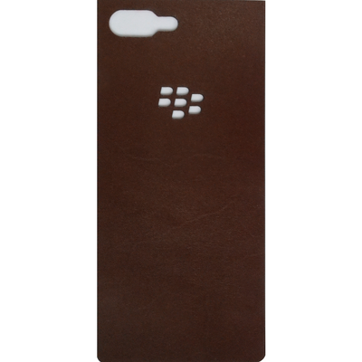 Dán lưng da DTR BlackBerry Keytwo Màu Nâu Đỏ/ Nâu Đất