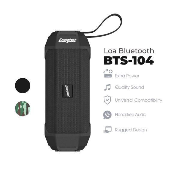 [Hàng Likenew/ Box thay thế] Loa di động bluetooth Energizer BTS-104