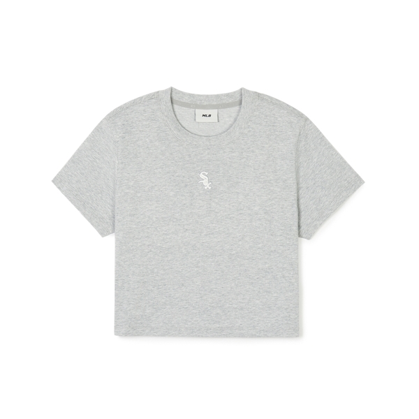 ◆MLB Korea◆ Basic Small Logo Half Zip Short Sleeve Man to MLB Unisex Basic Small Logo Short Sleeve Tee Shirt NY