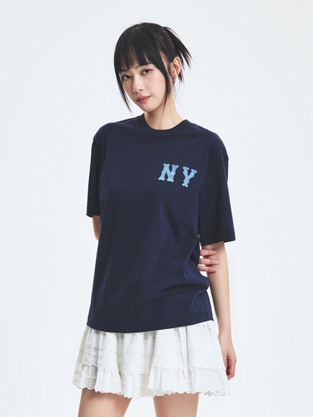 [MLB] Denim Like Coopers Overfit T-Shirt ★大人気★ MLB] Denim Like Coopers Overfit T-Shirt ☆大人気☆ (MLB