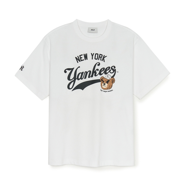 MLB■Mega Bear OverFit Short Sleeve★送料込 ao-thun-mlb-mega-bear-logo-ny-
