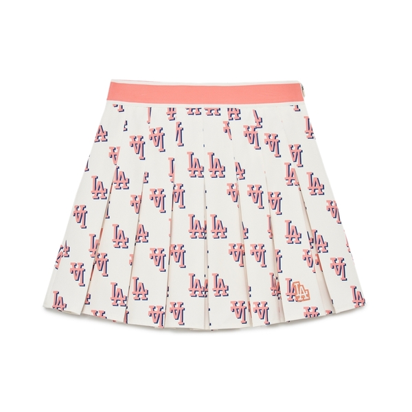 MLB Vietnam | Váy MLB Mono Front Skirt LA Cream 3FSKM0133