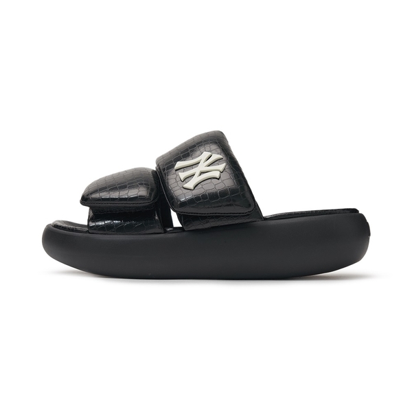 【MLB】Base Slide Lux ★送料・関税込★ Dép MLB Base Slide Lux LA Dodgers 3ALPBLX43-07IVS Màu Trắng