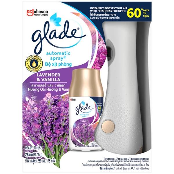 Glade Automatic Spray Starter Kit Lavender Vanilla | BLUETHUNDER JOINT ...