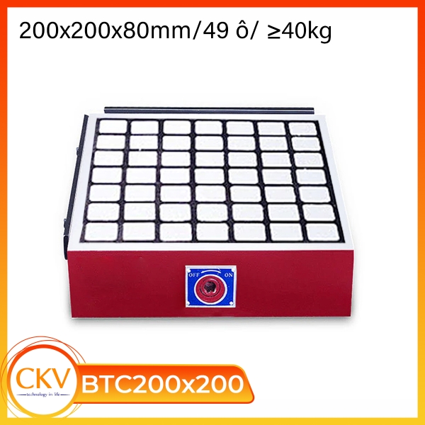 Bàn từ cơ 200x200 dùng trong gia công chính xác