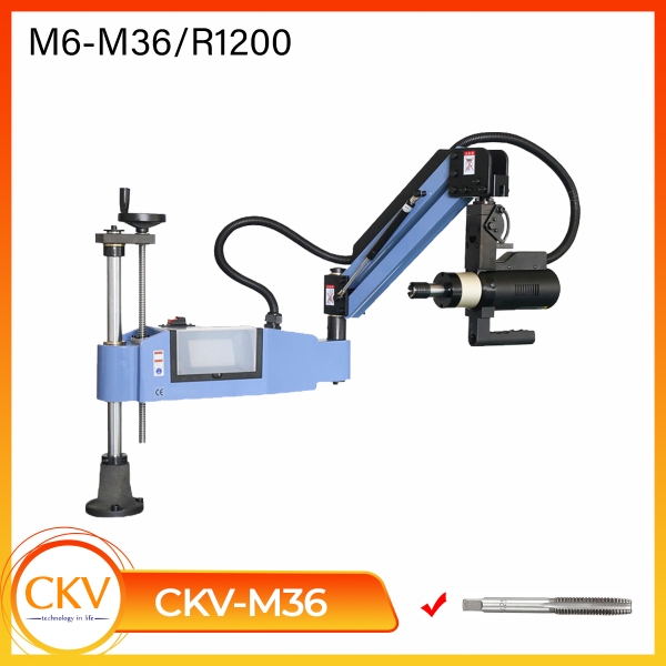 Máy taro cần điện M6-M36 CKV-M36 Cảm ứng/Động cơ Servo/Vít me nâng hạ