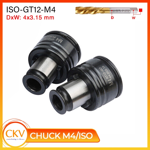 Chuck kẹp mũi taro ISO-GT12-M4