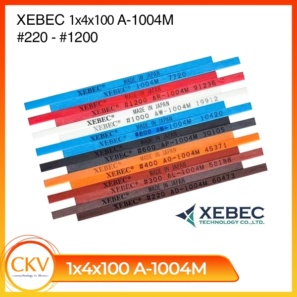 Thanh đá mài XEBEC A-1004M 1x4x100 #220-#1200 Japan