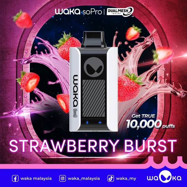 WAKA soPro Dual Mesh PA10000 By RELX | Strawberry Burst - Dâu Lạnh