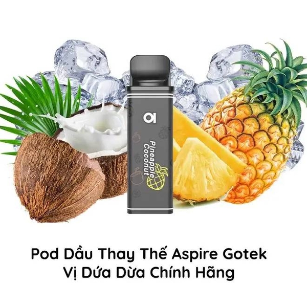Đầu Pod vị GOTEK Series | Pineapple Coconut - Dứa Dừa