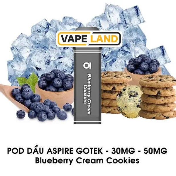 Đầu Pod vị GOTEK Series | Blueberry cream cookies - Bánh quy kem việt quất