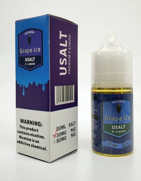 USALT Ejuice 30ml Grape Ice (Nho lạnh)