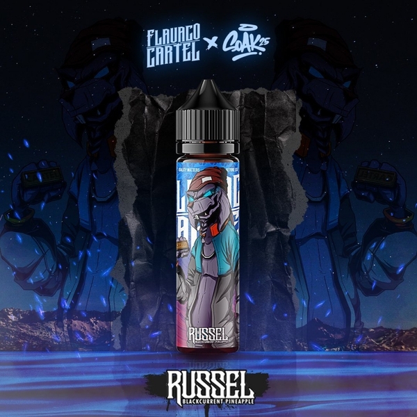 Flavaco Cartel Russel the Wise Ejuice - Lý đen dứa lạnh