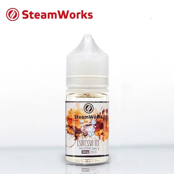 Steamworks Espresso Ice - Cafe Espresso lạnh | Nic Salt 30ml