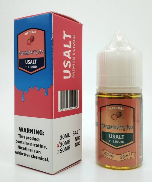 USALT Ejuice 30ml Strawberry Ice (Dâu lạnh)