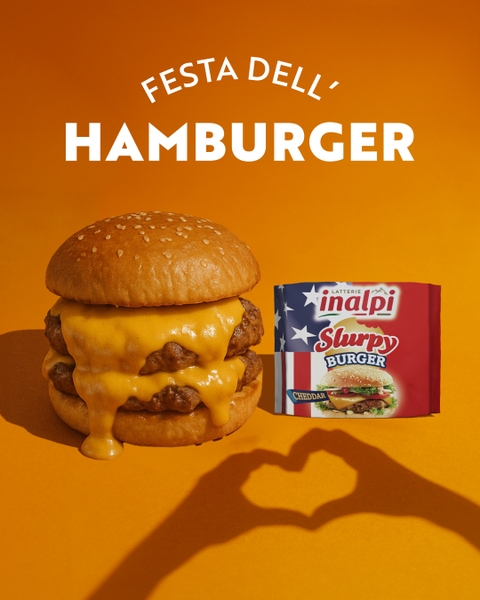 Phô Mai Lát Cheddar Inalpi Burger gói 1kg 40 lát I EXP: 16.12.2025
