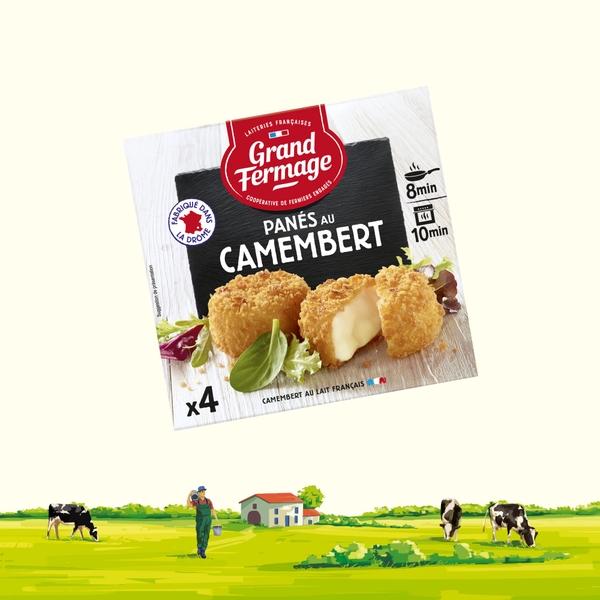 Phô mai Camembert Pates tẩm bột chiên giòn 100g