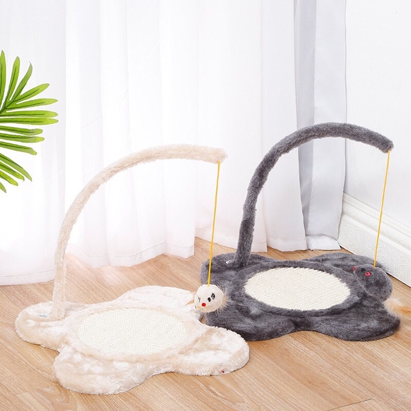 Spet bàn cào đế bông hoa treo chuột 33*38