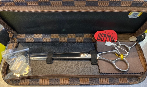 Kéo cắt tỉa lông cho Chó Mèo FENICE - Kéo thẳng 7.5 inch