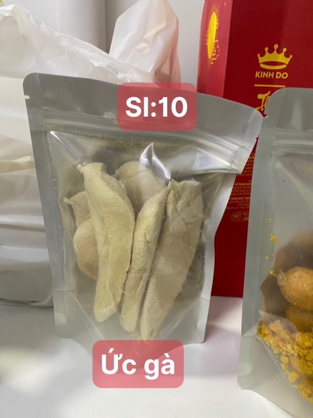 Snack sấy khô Ức gà phi lê 100gr