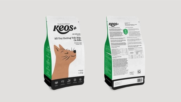 Keos cat urinary 350gr (bao 7kg 20 gói) thức ăn mèo hỗ trợ sỏi thận