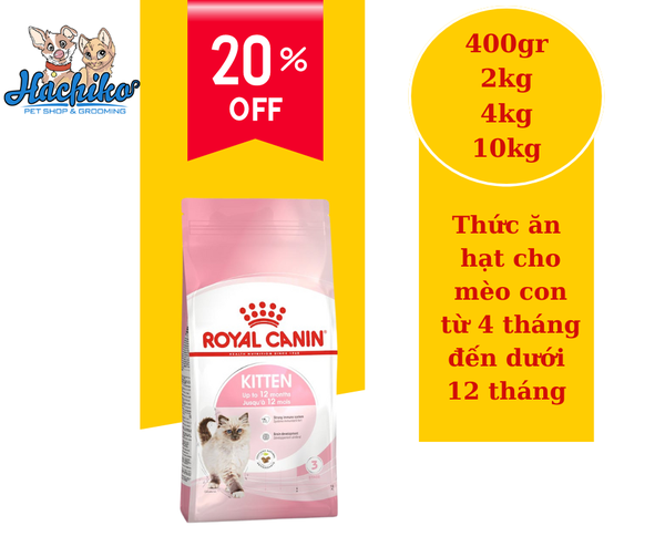 GIẢM 20% RC KITTEN 4KG