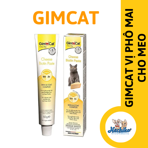 Gel dinh dưỡng GimCat hỗ trợ sức khỏe cho mèo (50g) vị phô mai