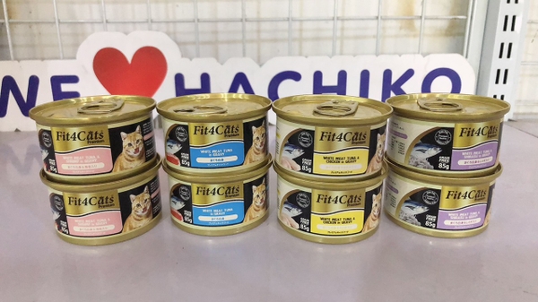 Pate Cá ngừ đóng hộp Fit4cat Premium dành cho mèo 85gr